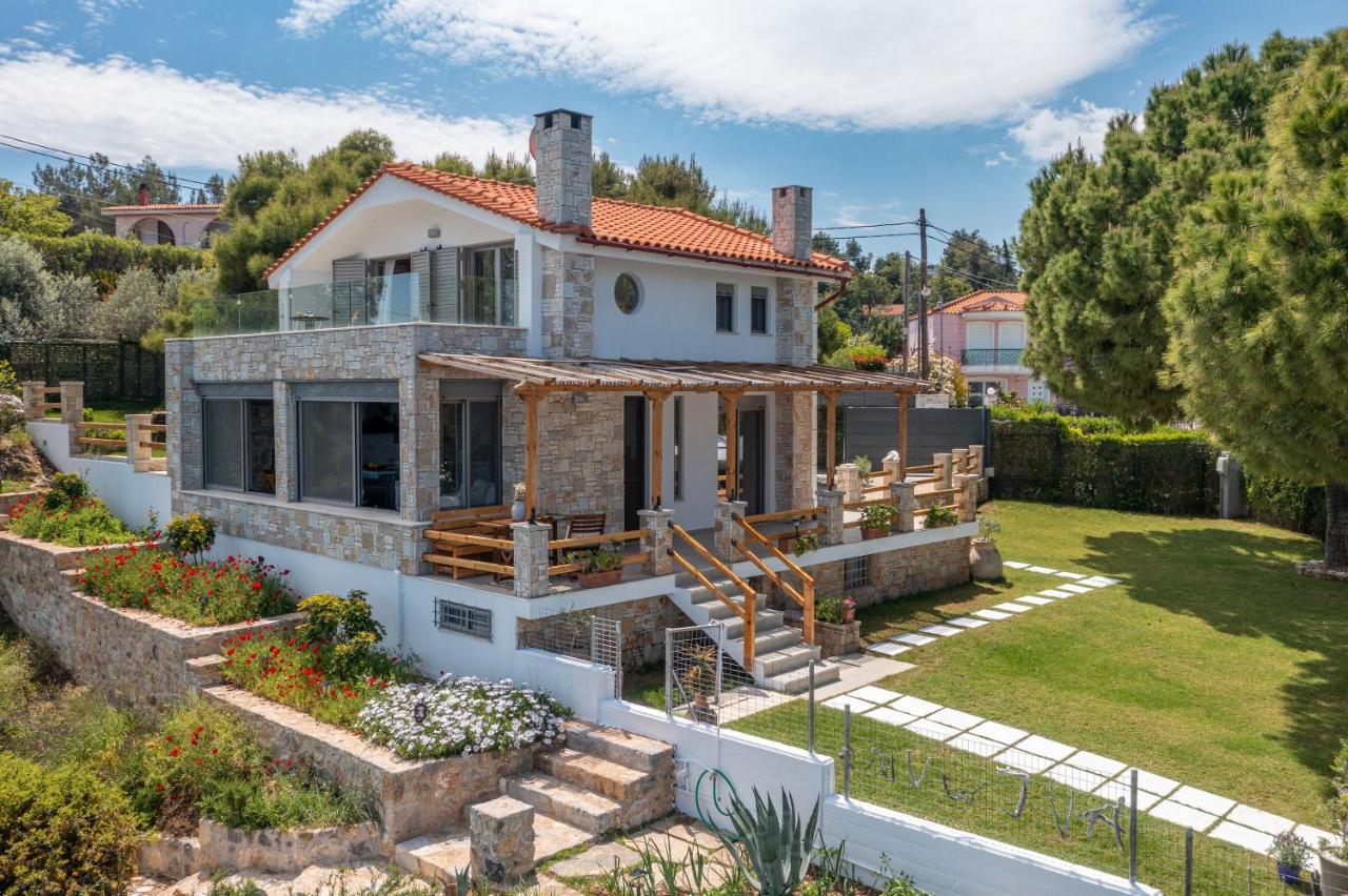 Crystal Beach Villa Chalkida Luaran gambar