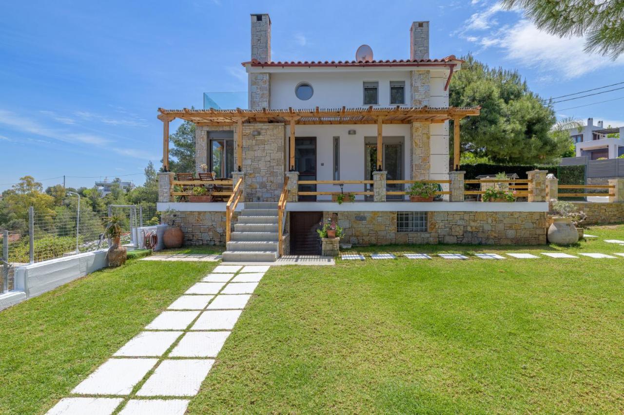 Crystal Beach Villa Chalkida Luaran gambar